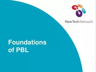 Foundations of PBL