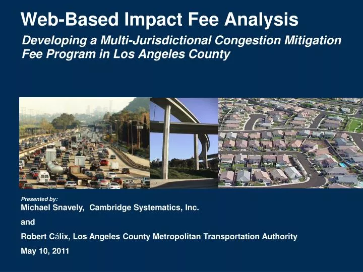 web based impact fee analysis