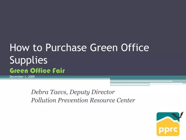 how to purchase green office supplies green office fair december 1 2009