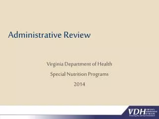 Administrative Review