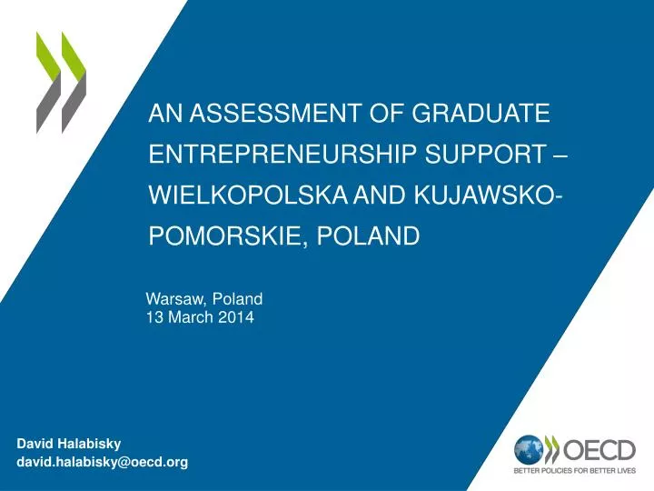 an assessment of graduate entrepreneurship support wielkopolska a nd kujawsko pomorskie poland