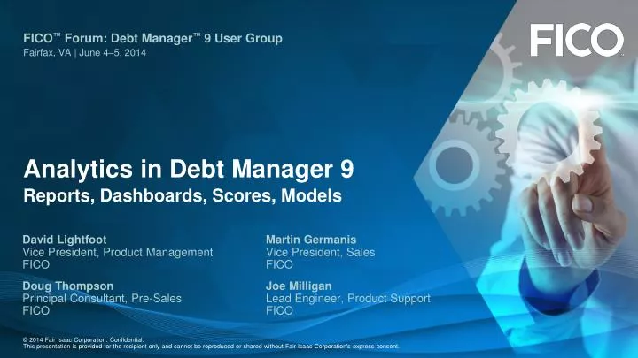 analytics in debt manager 9