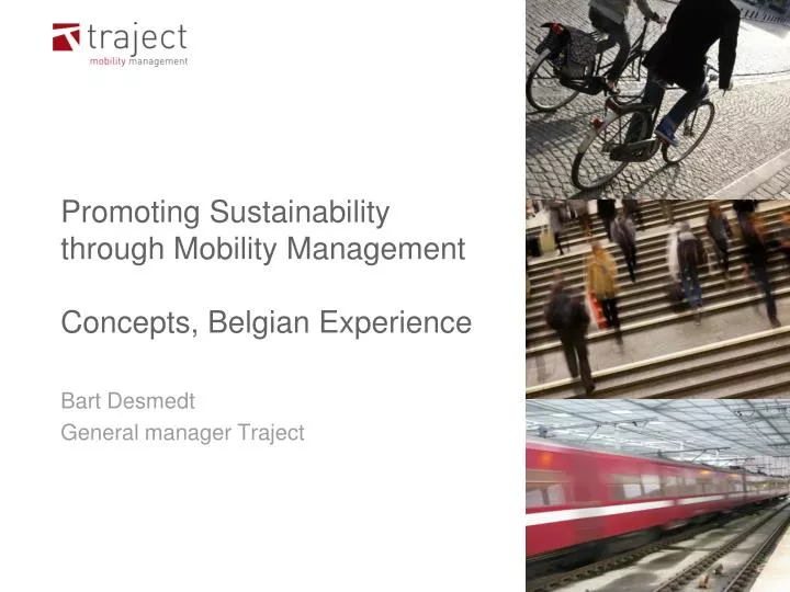 promoting sustainability through mobility management concepts belgian experience