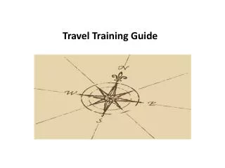 Travel Training Guide