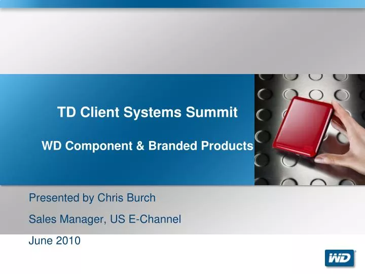 td client systems summit wd component branded products