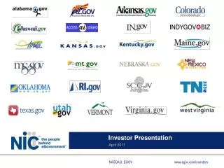 Investor Presentation April 2011