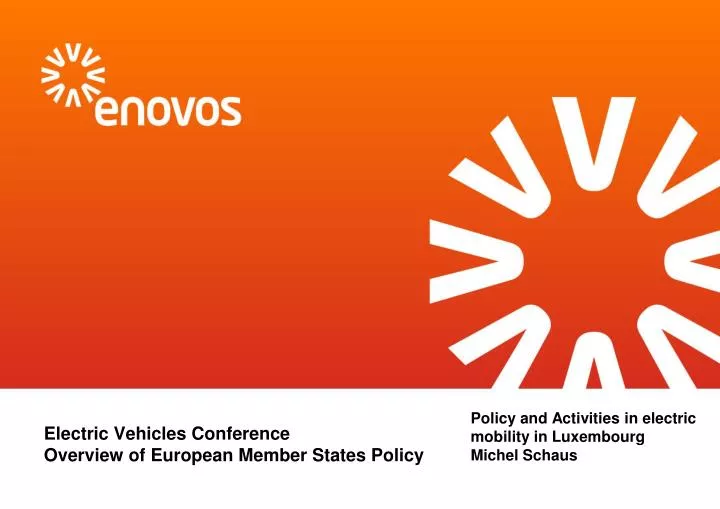 electric vehicles conference overview of european member states policy