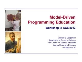 Model-Driven Programming Education
