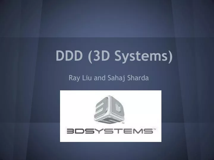 ddd 3d systems
