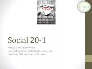 Social 20-1