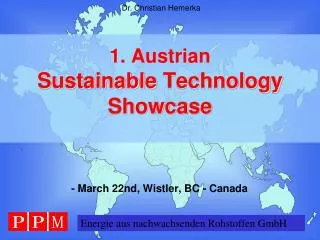 1. Austrian Sustainable Technology Showcase