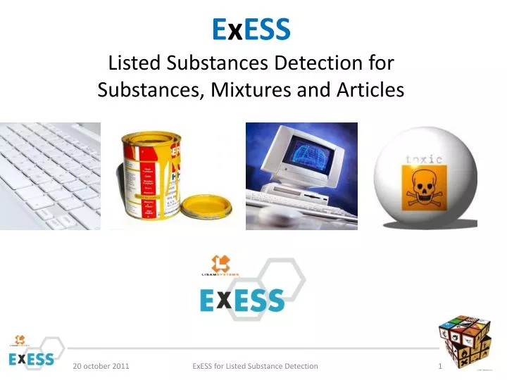 e x ess listed substances detection for substances mixtures and articles