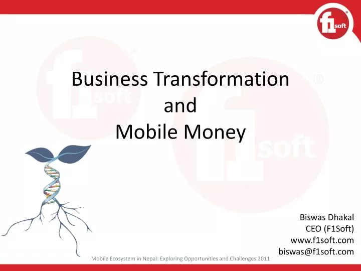 business transformation and mobile money
