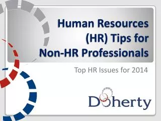 Human Resources (HR) Tips for Non-HR Professionals