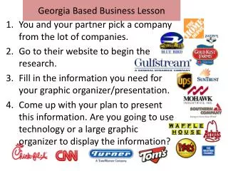 Georgia Based Business Lesson