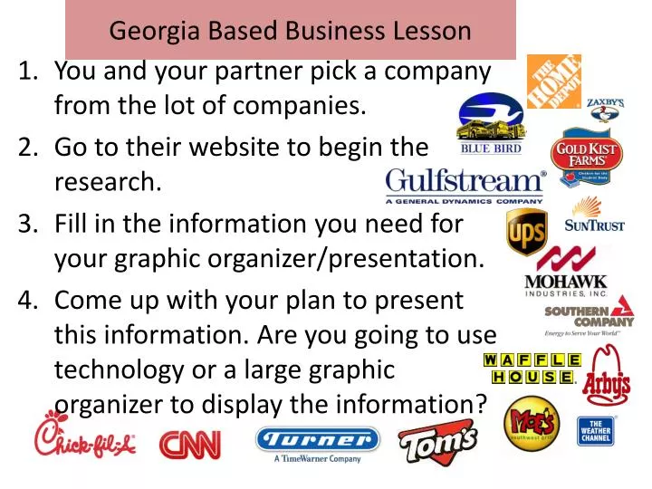 georgia based business lesson