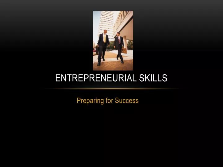 entrepreneurial skills