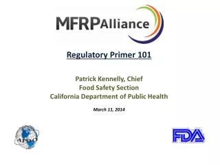 Regulatory Primer 101