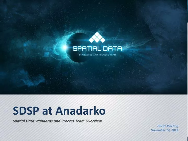 sdsp at anadarko