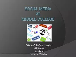 Social Media at Middle College