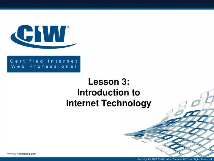 lesson 3 introduction to internet technology