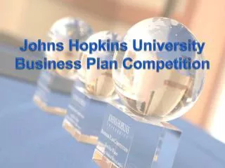 Johns Hopkins University Business Plan Competition
