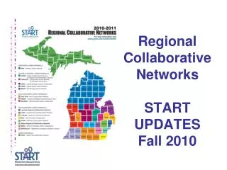 Regional Collaborative Networks START UPDATES Fall 2010