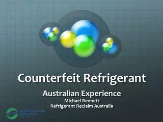 Counterfeit Refrigerant