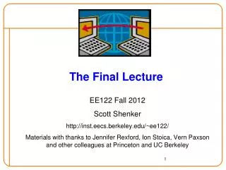 The Final Lecture