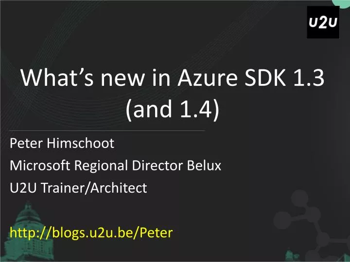 what s new in azure sdk 1 3 and 1 4