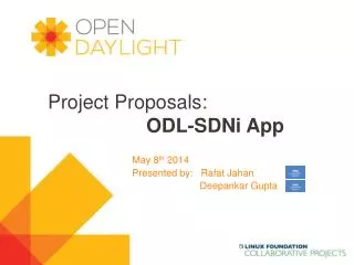 Project Proposals : ODL-SDNi App