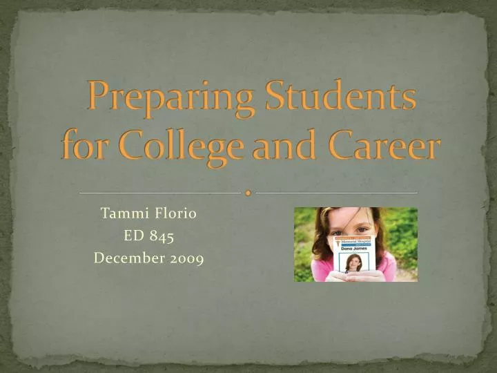 preparing students for college and career