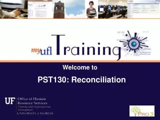Welcome to PST130: Reconciliation
