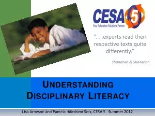 Understanding Disciplinary Literacy