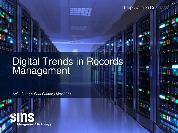 digital trends in records management