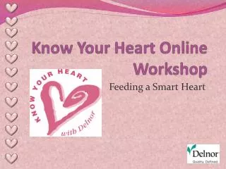 Know Your Heart Online Workshop