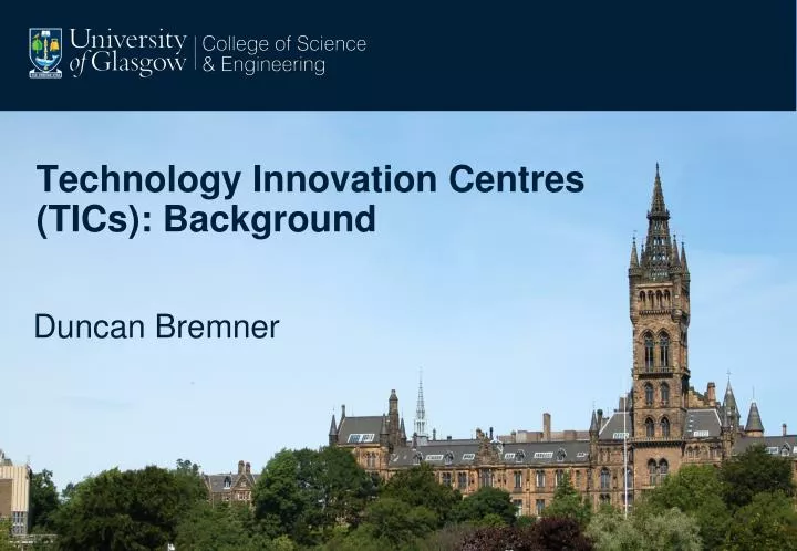 technology innovation centres tics background