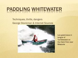 Paddling Whitewater