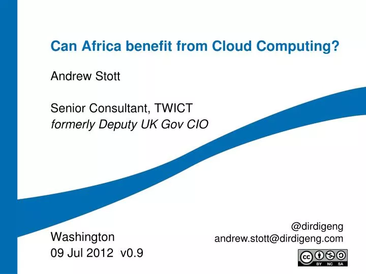 can africa benefit from cloud computing