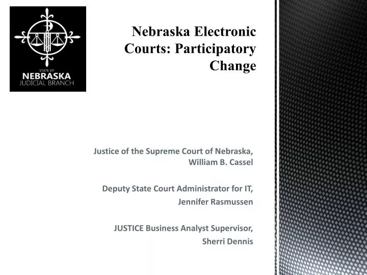 nebraska electronic courts participatory change