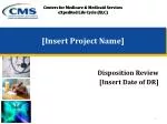 Disposition Review Template Instructions for IT Project Lifecycle Management - slide 1