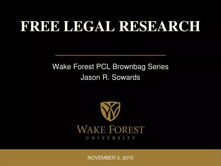 free legal research