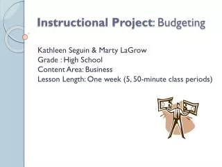 Instructional Project : Budgeting