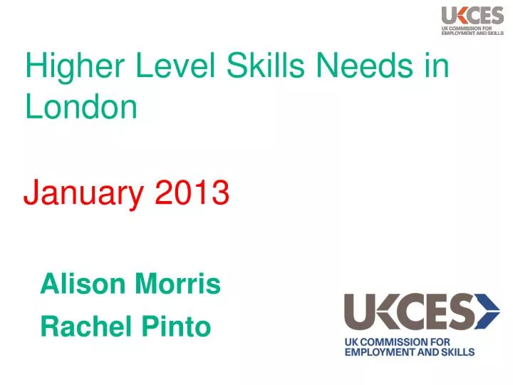 higher level skills needs in london