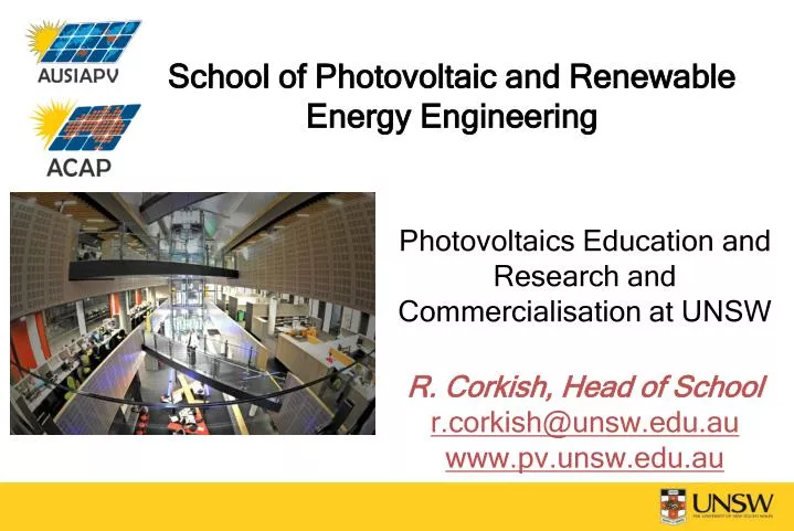 school of photovoltaic and renewable energy engineering