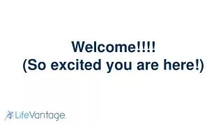 Welcome!!!! (So excited you are here!)