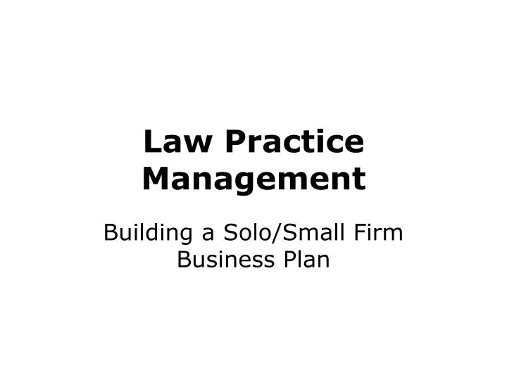 law practice management
