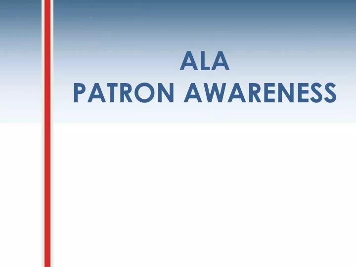 ala patron awareness