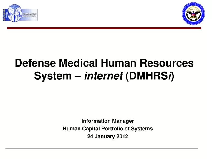 defense medical human resources system internet dmhrs i