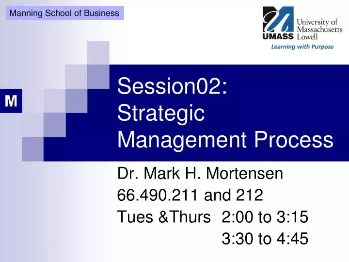 session02 strategic management process
